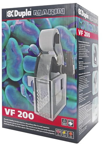 Dupla Marin Vliesfilter VF 200 I manueller Filter für Aquarien I Filter für kleine bis mittelgroße Aquarien bis 200L I Rollenfilter für Süß- und Meerwasseraquarien I wartungsarmer Aquarienfilter