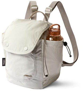 Bellroy Cinch Minipack 9L, Leichter Mini-Rucksack - Oat | 9L leichter Rucksack mit Außenorganisation und verstellbaren Schultergurten
