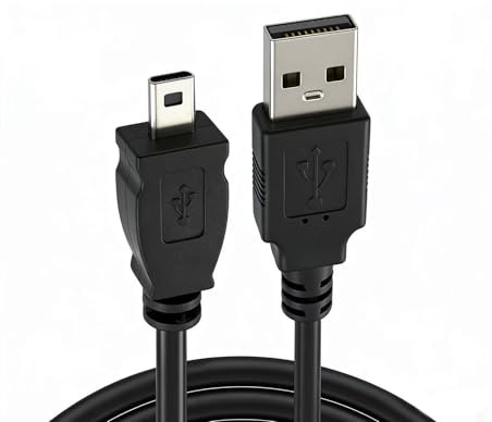 DUSTEWQ Ersatz-USB-Lade- und Datenübertragungskabel Kompatibel mit Fuji FinePixel S-Serie (wie S3200, S4200) Fuji FinePixel J-Serie (wie JX500, JX550, JX600) (5FT)