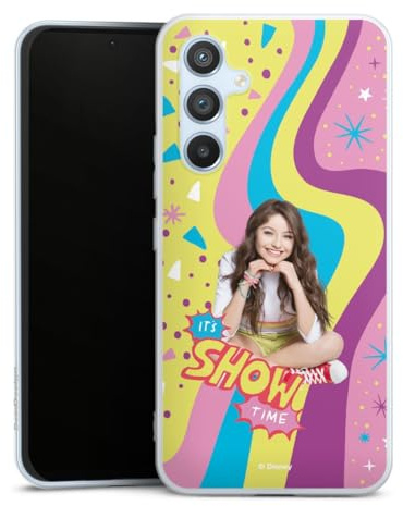 DeinDesign Premium Silikon Hülle kompatibel mit Samsung Galaxy A54 5G Handyhülle weiß Case Offizielles Lizenzprodukt Soy Luna Disney