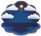 Wolke stehend/hängend