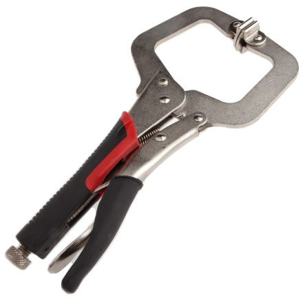Forney 70215 Schraubzwinge, Schlösser mit Kissen Grip, 6, 70217