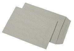 MAILmedia Versandtasche, ohne Fenster, gummiert, B4, 250 x 353 mm, 110 g/m², Recycling, grau (250 Stück)