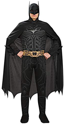 Rubie's 3 880671 M - Deluxe Batman Erwachsene Kostüm, Größe M, Schwarz Halloween