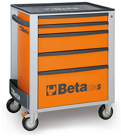 Beta C24S/5-O - Cassettiera porta attrezzi con 5 cassetti