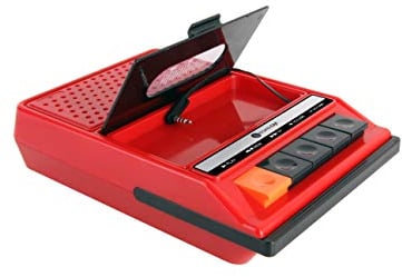 Thumbs Up IREC iRecorder Retro Tape Recorder (Dockingstation), rot