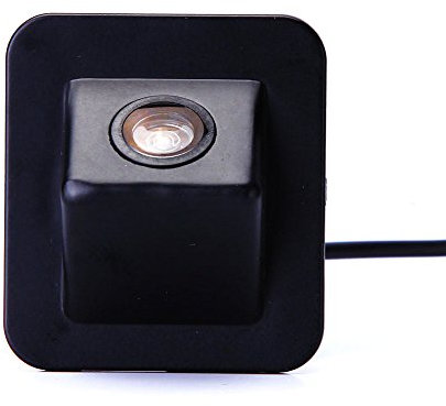 Navinio colour rear-view camera, parking aid camera for number plate light, registration plate lighting for GLK 300, 350, X204, S Class W220, W221, E Class E180, E200