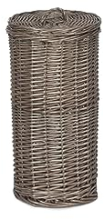antique wash wicker toilet roll storage basket slim line wicker basket bathroom