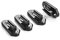 Highway Hawk Satteltaschen Clips schwarz geeignet für Packtaschenbügel mit einem Durchmesser von 11mm