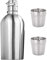 Tubayia Botella térmica de acero inoxidable de 2 litros con 2 vasos de 180 ml para camping