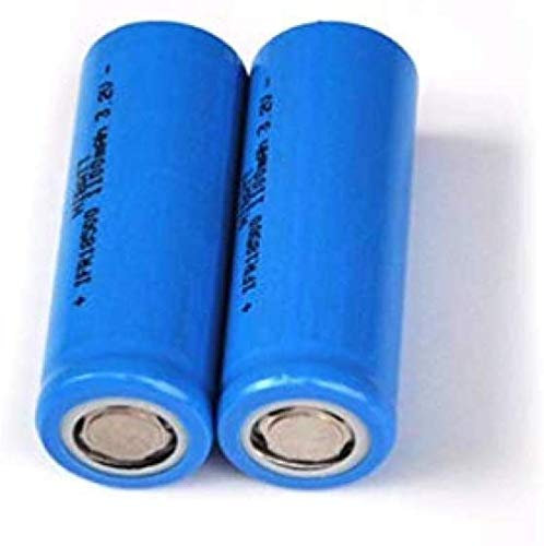 Compatible pour la Batterie au Lithium Rechargeable 3.2V 18500 LiFePo4 Cell 1100mah pour la lumière LED Solaire