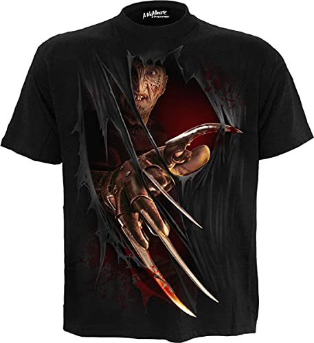 WB Horror - Freddy Claws - Elm Street - T-Shirt Black - L