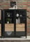 möbelando Vitrine Standschrank Vitrinenschrank Beistellschrank Standvitrine Hialeah II