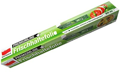 30 m * Premiumline Frischhaltefolie 3 in 1 Einfrieren 30 cm breit