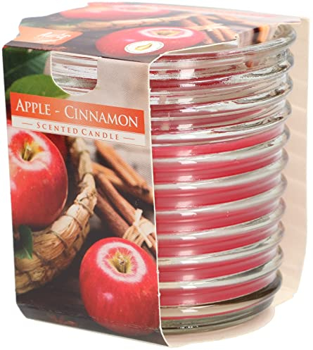 KOTARBAU® Bougie parfumée dans un pot en verre Apple-Cinnamon