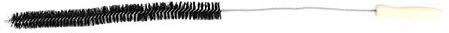 Radiator Cleaner Brush, Dryer Vent Clothes Lint Trap Brush Refrigerator Coil Cleaning Scrubber with Wooden Handle Flexible Washing Machine Rod Tool for Dirt Dust Blockage Removal Aluminum Remove