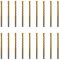 NordWolf 16-Piece HSS Titanium Nitride Drywall Cut Out Bit Set, 1/8 Cutting Bits with Guide Tip in Storage Case for Cut-Out Tools & Spiral Saw