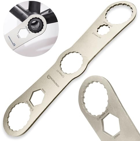 groword Multi -function Bottom Bracket Wrench，Suitable for BB wrench in 39 40.5 44mm outer diameter，16 Notch