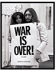 Poster Master Vintage-Musik-Poster – Retro-Fotodruck – 20,3 x 25,4 cm, ungerahmt, Wandkunst – Geschenk für Künstler, Freund – War is Over – Wanddekoration für Wohnzimmer, Büro