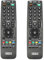 2Pcs CT-8040 Ersatz Fernbedienung passend für Toshiba TV REGZA 40T5445DG 48T5445DG 40L5435DG 40T5435DG 48T5435DG 40L5455R 48L5443DG 40L5445DG 48L5445DG 55L5445DG 40L5441DG 48L5441DG 55L5447DG