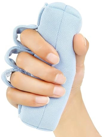 2 Pcs Finger Contracture Grip, Palm Grips, Palm Protector Hand Contracture Cushion for Rehabilitation Stroke Hemiplegic, Arthritis, Hand Grip Strengthener, Hand Grab Pad for Rehab
