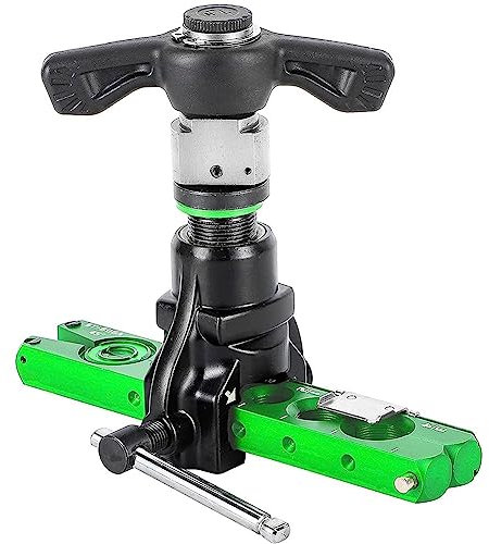 Herramienta de abocardado de tubería de cobre de 1/4-3/4 Herramienta de abocardado de trinquete de 45 ° con embrague Tipo excéntrico HVAC Herramienta de refrigeración de aire acondicionado for cobre