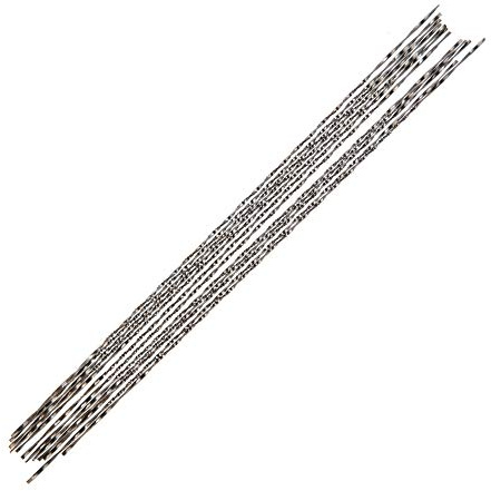 12 Stück Dekupiersägeblätter Rundsägeblätter Set für Dekupiersäge Feinschnitt Sägeblätter mit Spiralzähnen für Sägen von Holz, Metall und Kunststoff (1# Sägeblatt)