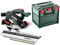 metabo Akku-Handkreissäge KS 18 LTX 57 BL - 18 V, 57 mm Schnitttiefe, 165 mm Sägeblatt-Ø, 5000 U/min - Brushless Motor, Aluminium-Bodenplatte, präzise, leicht, ergonomisch - Mit metaBOX & Kappschiene