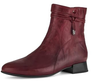 Gabor Damen Klassische Stiefeletten, Frauen Stiefeletten,Best Fitting,uebergangsstiefel,reißverschluss,Boots,Dark-red (tamp.),39 EU / 6 UK