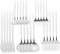 30 Pezzi Set Set Di Posate In Acciaio Inossidabile Stoviglie Posate Kit Di Posate Stoviglie In Acciaio Inossidabile Bistecca Forchetta Cucchiaio Kit Bistecca Stoviglie Utensili Da Amosfun