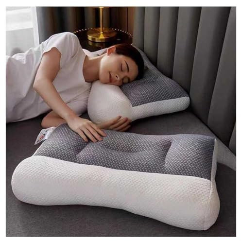 HINNVCL Kissen für Schlafapnoe, orthopädisches Tiefschlafkissen, Pro Ease Schlafapnoe-Kissen, ergonomisches Kissen für Nacken und Schulter, Kissen für Seiten-, Rücken-, Bauchschläfer
