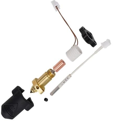 XBERSTAR Keramik-Heizblock-Set für Creality K1/K1 Max Upgrade Hotend 3D-Drucker-Schlauchtülle 3D-Druckerzubehör