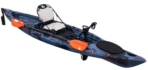 Galaxy Kayaks Angelkajak Alboran FX3 mit Pedalantrieb Angelboot, Kajakangeln Galaxy Kayaks::(MS) Midnight Storm