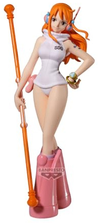 Banpresto Actionfigur Nami One Piece, The Shukko, 16 cm, Mehrfarbig, BP29204P, Sammlerfigur, optimal für Anime-Fans