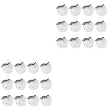 Amosfun 2 Juegos Manzana De Navidad Decoración Colgante del Árbol De Navidad Fruta Navideña Artificial Adornos Navideños Baratos Colgantes Navideños Decoración del Festival 12 Piezas * 2