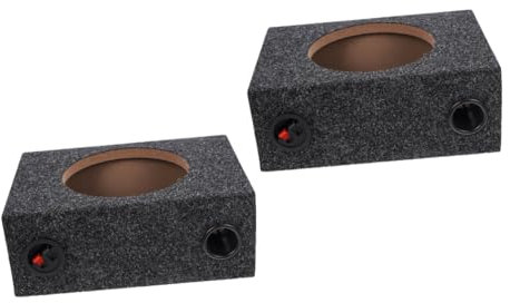 Didiseaon 2pcs Box Enclosure for Subwoofer Single Cab Sub Box Passive Subwoofer Car Supply Car Audio