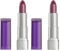 Rimmel London Moisture Renew Lipstick, 26 Amethyst Shimmer, Pack of 2