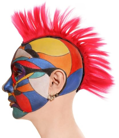 GALPADA Cosplay Perücke Pinkes Party-haarteil Flauschig Leicht Komfortabel Für Erwachsene Und Jugendliche Karneval Festliche Kostümdekoration