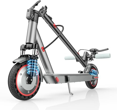 Trottinette Electrique Adulte, Moteur de 350W, Batterie 36V 10.5AH, Autonomie 30km, Trottinette Électrique 25 KM/H, Pneus à nid d'abeille de 8,5 Pouces, Charge 120kg