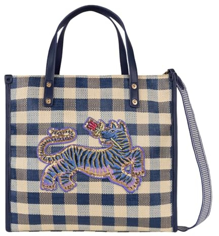 Oilily Handtasche Umhängetasche Huma Handbag Blueprint dunkelblau