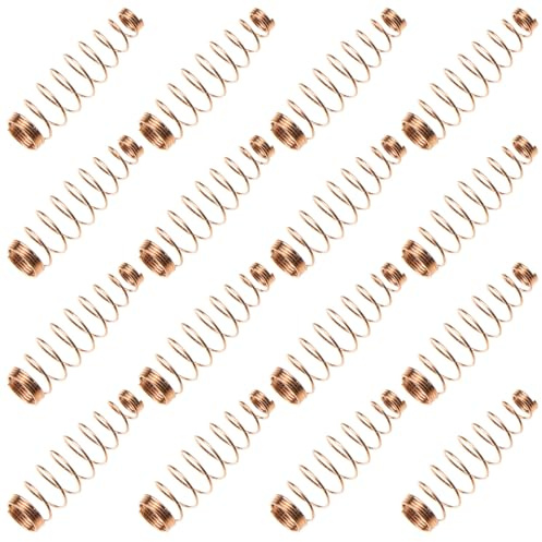 CHICAMPERA 90pcs Brass Wire Springs for Upright Piano Replacement Part Easy to Use Piano Supplies with Vertical Coil Springs and Repair