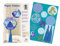 Ursus 23030099 - Paper Globes Bastelset, 120 Papierkreise, 2 Troddeln mit Kordel, sapphire