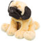 Yomiko 12006 Pug Hund Sitzender Mops, gelb, Small Sitting