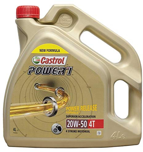 Castrol Power 1 Verbesserte Formula 4T 20 W50 4L. (Alt Act Evo)