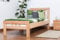 Einzelbett Easy Premium Line K8, Buche Vollholz massiv natur - Maße: 90 x 190 cm