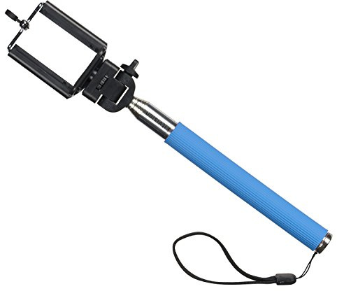 Kitvision Splash Einbeinstativ Handstativ Selfie Stick Stange Leicht Ausziehbar (von 200mm auf 970mm) Kompatibel mit Kitvision Splash Wasserfeste Full HD 1080p Sport Action Camera sowie den meisten Aktionkameras/Digitalkameras und Smartphones - Blau