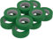 10 rollos VDE cinta aislante eléctrica PVC cinta adhesiva 15mm x 10m DIN EN 60454-3-1 color: verde