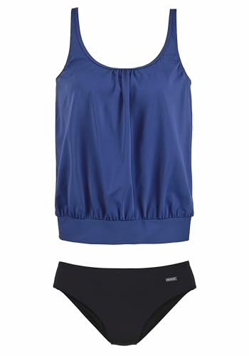 Lascana Damen Oversize-Tankini Softcups, Mieder, Verstellbare Träger