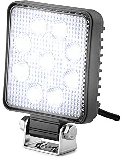 AdLuminis LED Arbeitsscheinwerfer, 10 Watt 900 Lumen, 28,6°, 12V 24V, IP67 IP69K, 5700K, Rückfahrscheinwerfer, verschiedene Fahrzeuge, schwarz