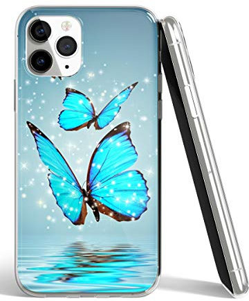STAMPATEK Custodia Cover per Huawei P9 Lite Farfalla Azzurra Gel Morbida Anti Urto MOD. CO18